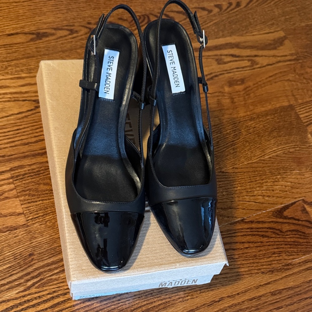 Steve Madden Becka Blockheel Slingback Pump